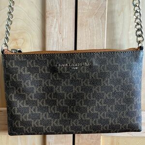 Karl Lagerfeld leather crossbody bag